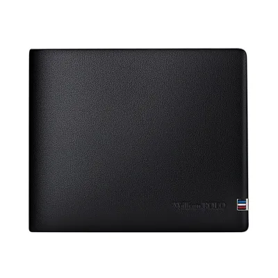 WILLIAM POLO Genuine Leather Short Wallet – Durable & Compact